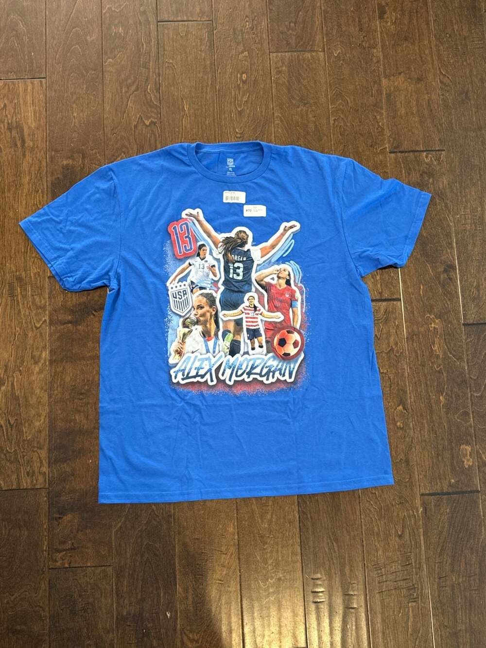 US Soccer Alex Morgan Farewell Career Accomplishments Graphic T-Shirt - XL
